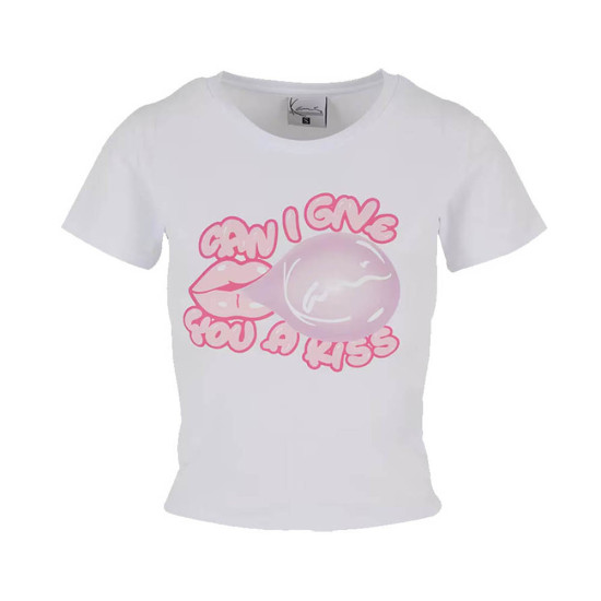 Karl Kani Γυναικεία κοντομάνικη μπλούζα Signature Bubblegum Short Tee